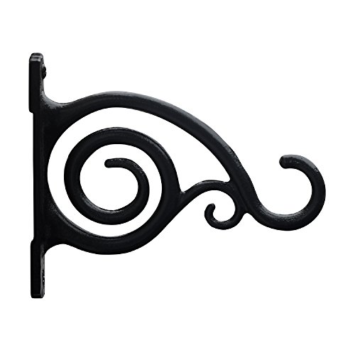 Algopix Similar Product 13 - Fancy Curved Hook Black Cast Iron