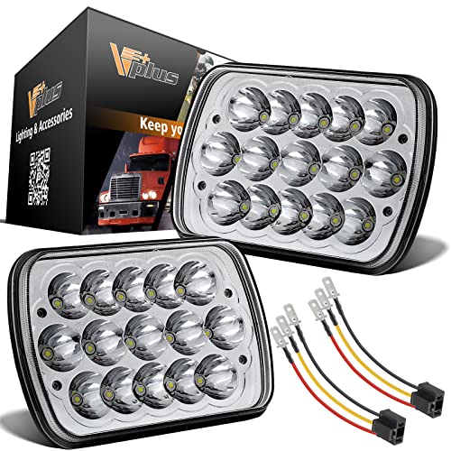 Algopix Similar Product 15 - Partsam H6054 7x6 5x7 LED Headlights