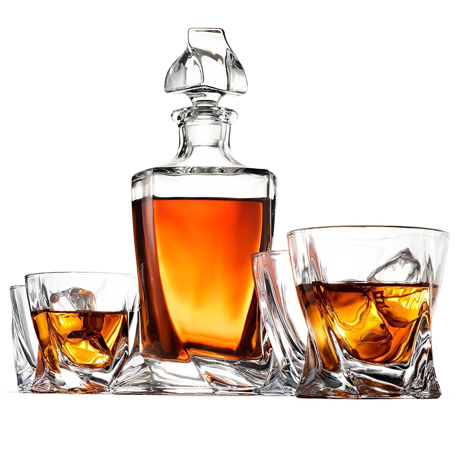 Algopix Similar Product 16 - FineDine 5Piece EuropeanStyle Whiskey