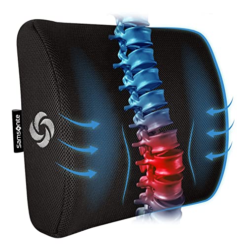 Algopix Similar Product 6 - SAMSONITE Lumbar Support Pillow For