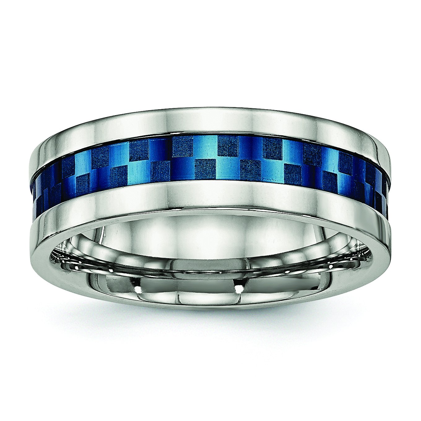 Algopix Similar Product 3 - Stainless Steel Polished Blue IPplated