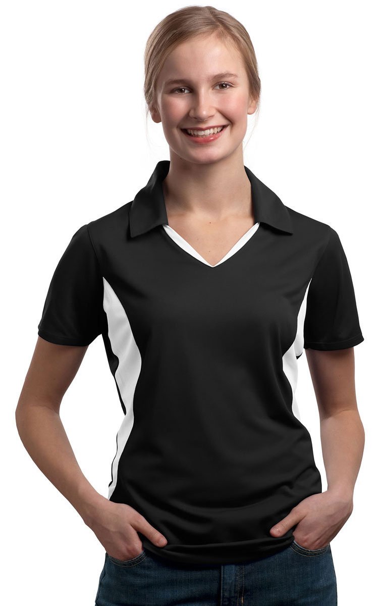 Algopix Similar Product 11 - SportTek Ladies Side Blocked