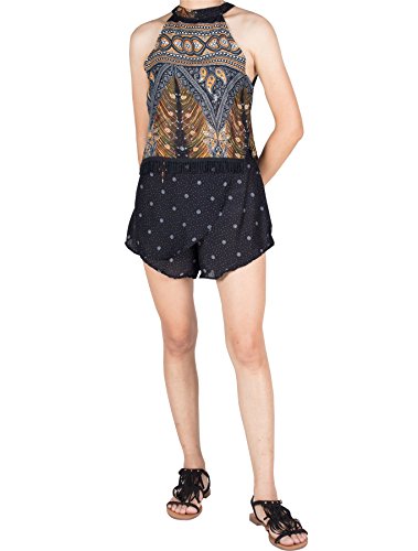 Algopix Similar Product 7 - LOFBAZ Womens Rayon Printed Crop Top