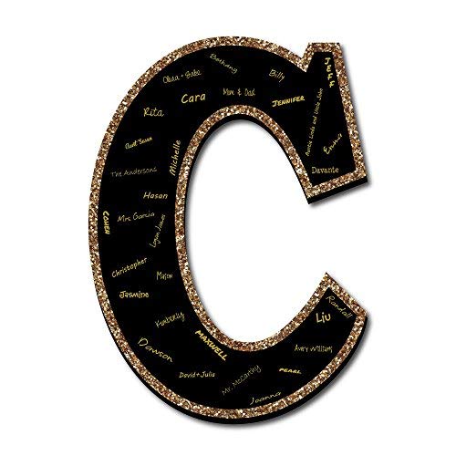 Algopix Similar Product 15 - Big Dot of Happiness Signature Letter C