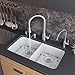 Algopix Similar Product 1 - ALFI brand AB512UMW White Double Bowl