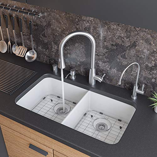 Algopix Similar Product 14 - ALFI brand AB512UMW White Double Bowl
