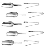 Algopix Similar Product 20 - Xintan Tiger Set of 5 Sweet Tongs 