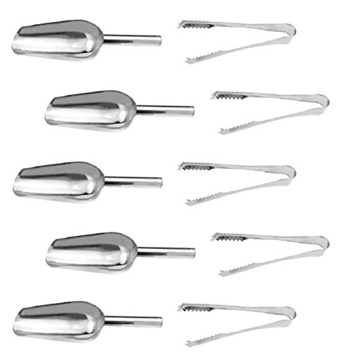 Algopix Similar Product 3 - Xintan Tiger Set of 5 Sweet Tongs
