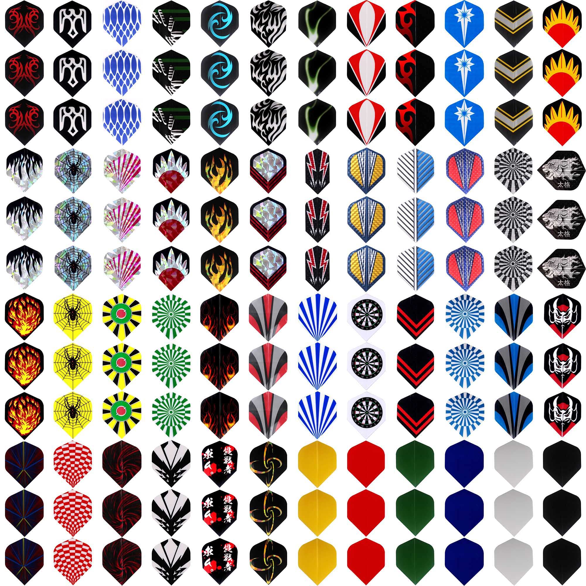 Algopix Similar Product 20 - MAXMAU Dart Flights144 pcs Standard