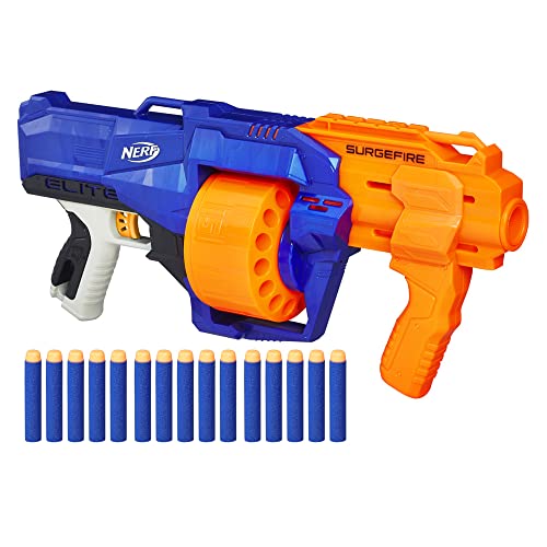 Algopix Similar Product 8 - Nerf SurgeFire Elite Blaster  15Dart