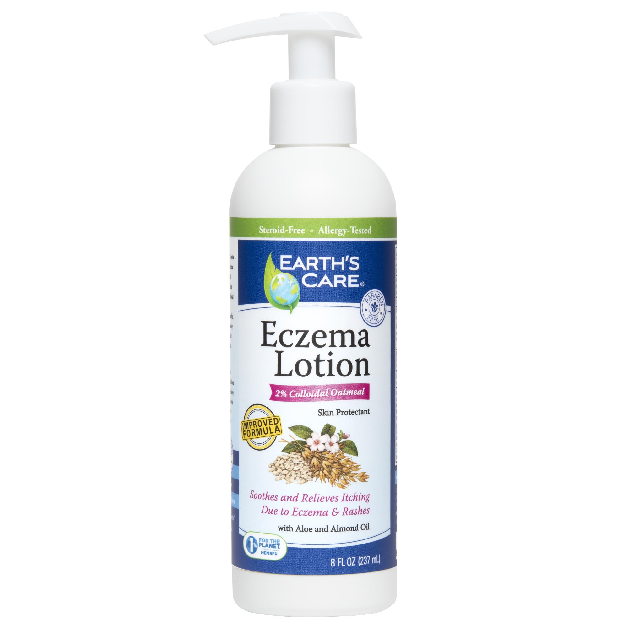 Algopix Similar Product 2 - Earths Care Eczema Lotion  Natural