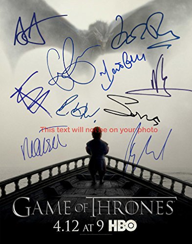 Algopix Similar Product 12 - Game of thrones Autographed 11x14