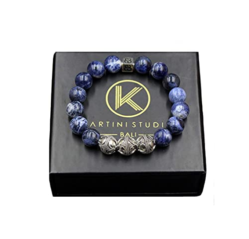 Algopix Similar Product 20 - Mens Sodalite Bracelet Sodalite and