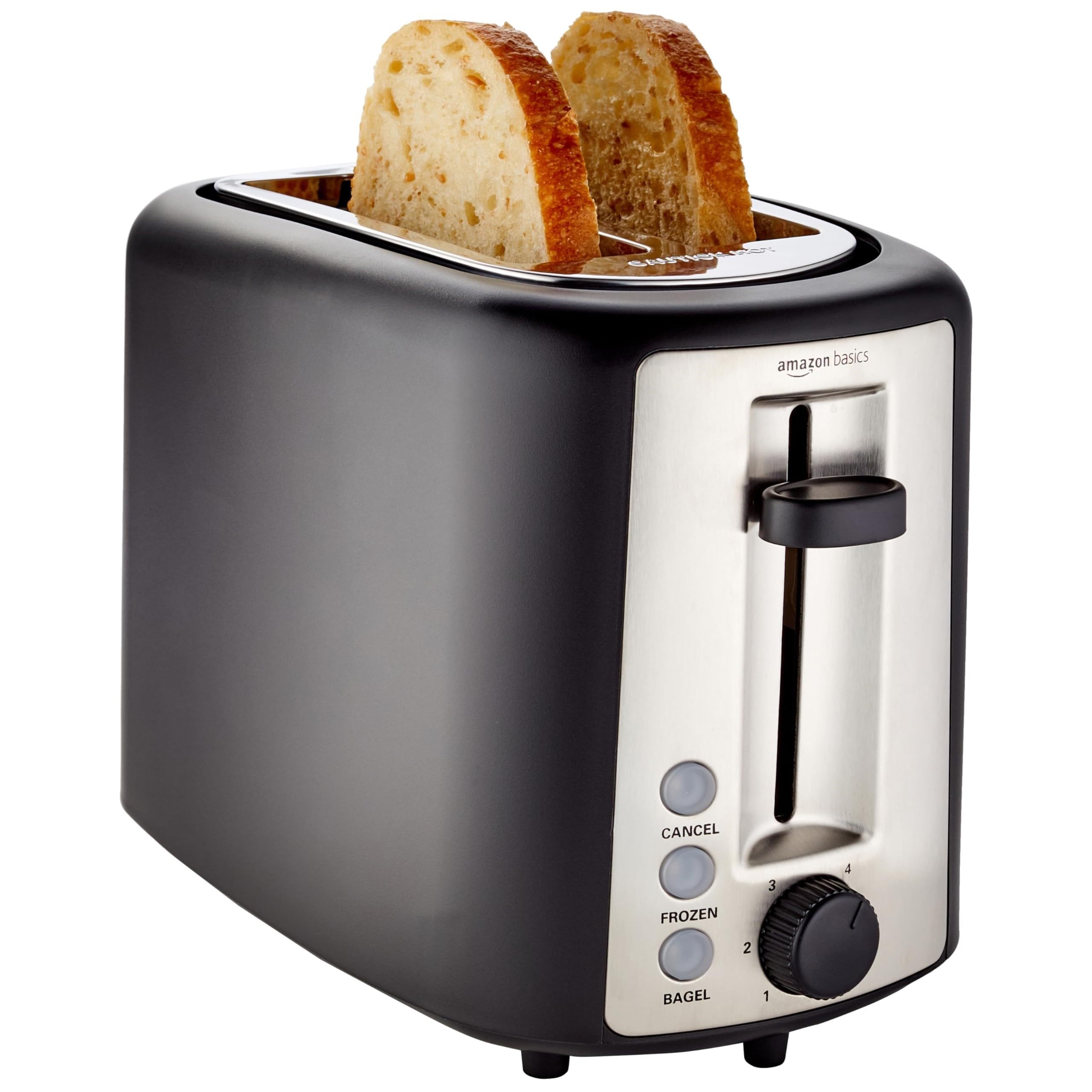 Algopix Similar Product 12 - Amazon Basics 2 Slice Extra Wide Slot