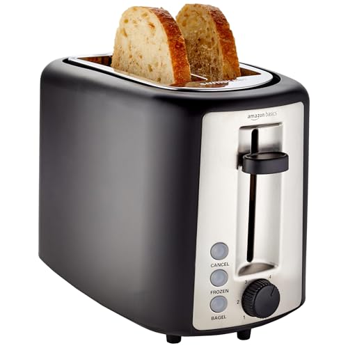 Algopix Similar Product 16 - Amazon Basics 2 Slice Extra Wide Slot