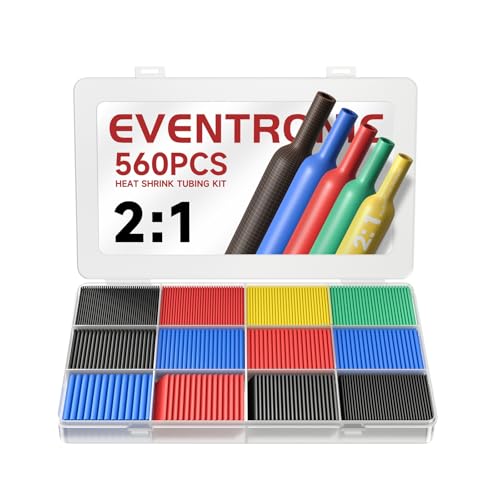 Algopix Similar Product 13 - Eventronic 560PCS Heat Shrink Tubing