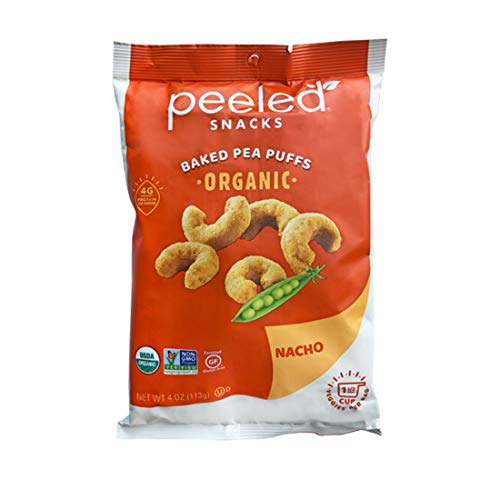 Algopix Similar Product 1 - Peeled Snacks Organic Baked Pea Puffs