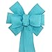Algopix Similar Product 20 - Turquoise Rustic Wreath Bow  Spring