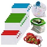 Algopix Similar Product 10 - BB Brotrade Reusable Mesh Produce Bags