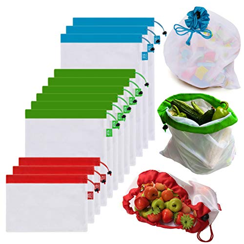 Algopix Similar Product 19 - BB Brotrade Reusable Mesh Produce Bags