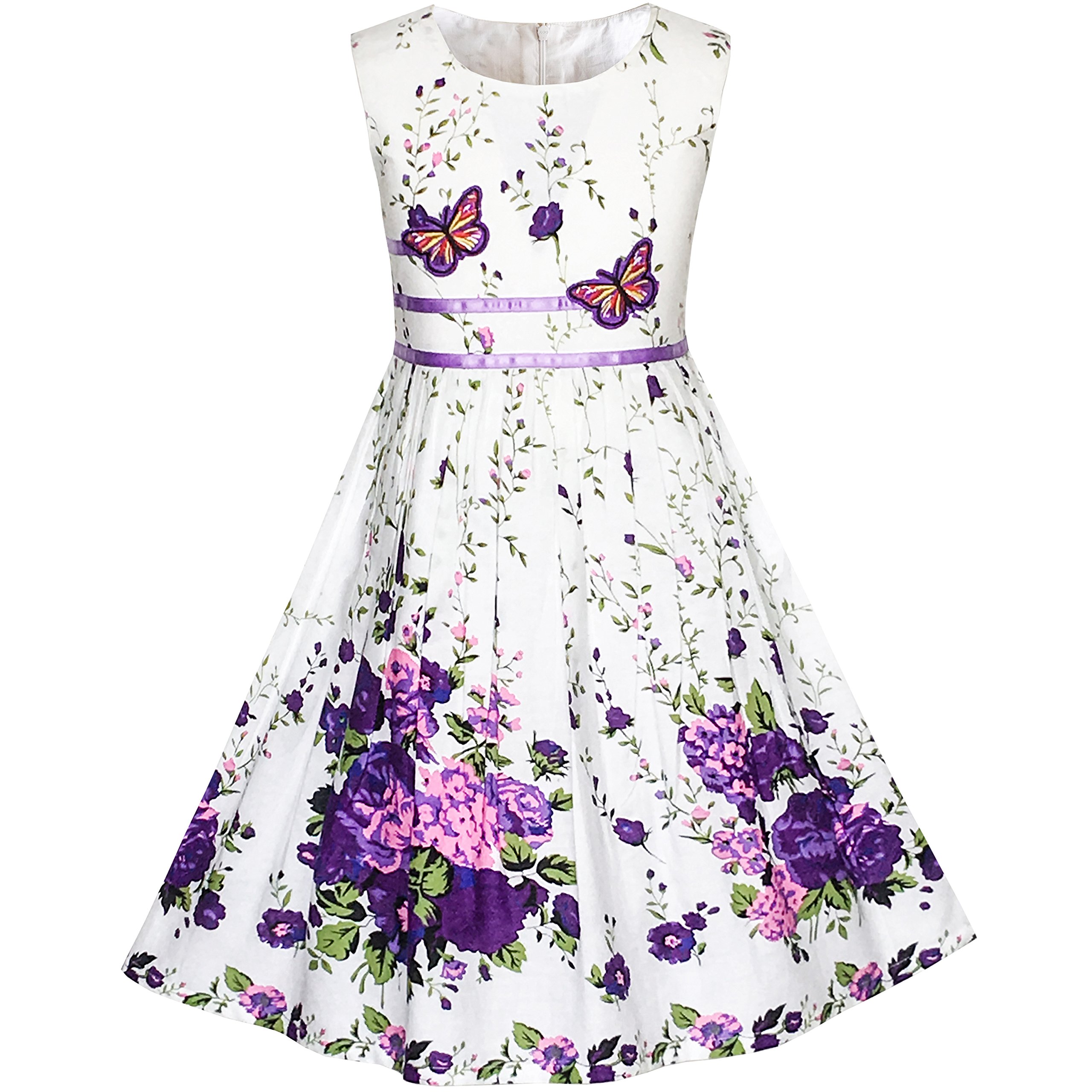 Algopix Similar Product 16 - Sunny Fashion KP15 Girls Dress Purple