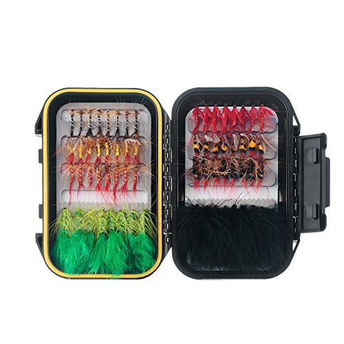 Algopix Similar Product 13 - FISHINGSIR Fly Fishing Flies Kit 