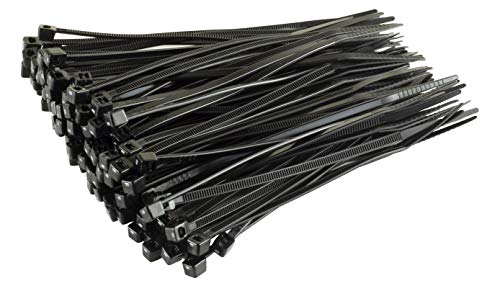 Algopix Similar Product 1 - 100 Pack of Black Cable Ties  100mm x