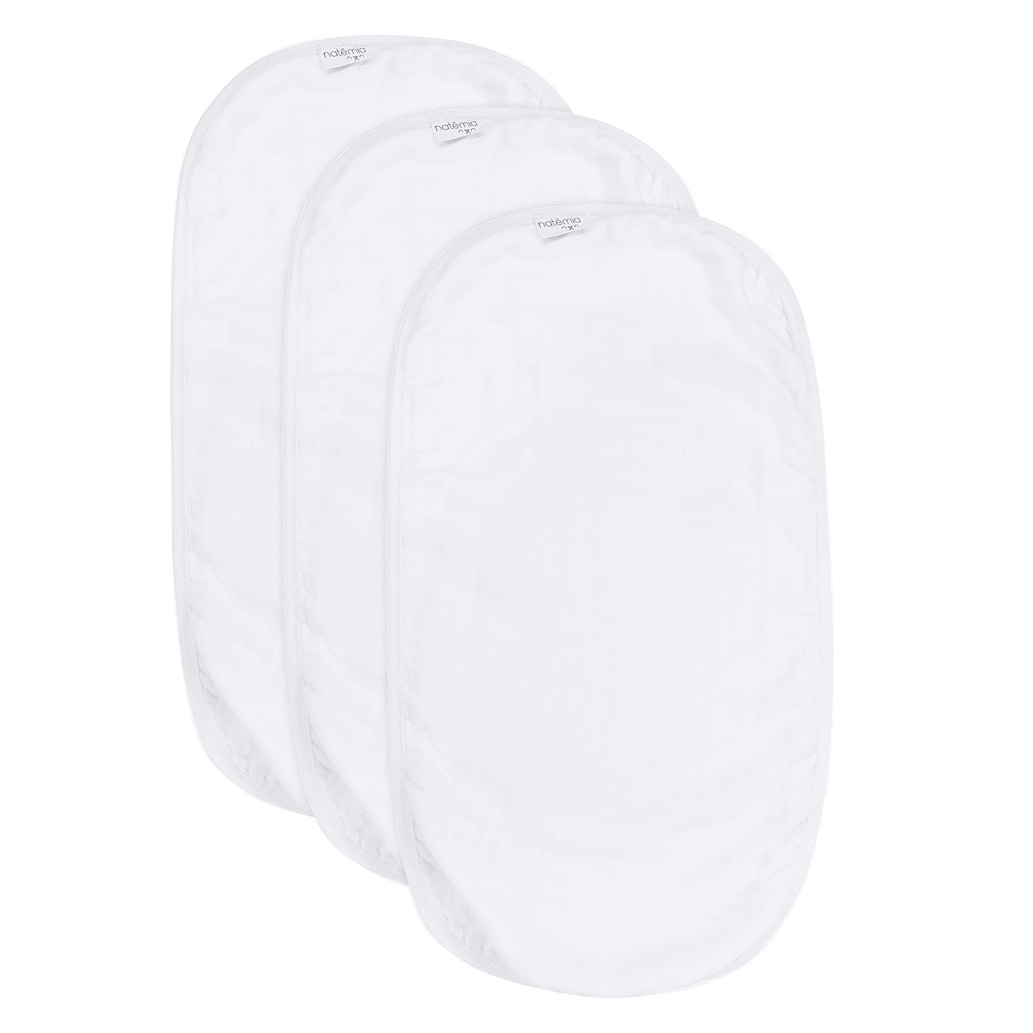 Algopix Similar Product 2 - Natemia Muslin Baby Burp Cloths Large