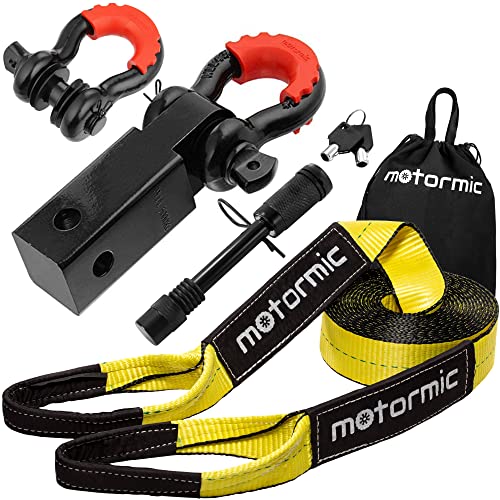 Algopix Similar Product 18 - Motormic Tow Strap Recovery Kit  3 x