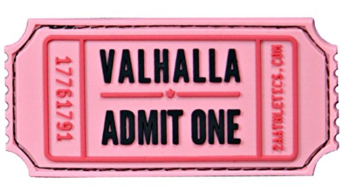 Algopix Similar Product 18 - Valhalla Admit One Morale Patch Pink