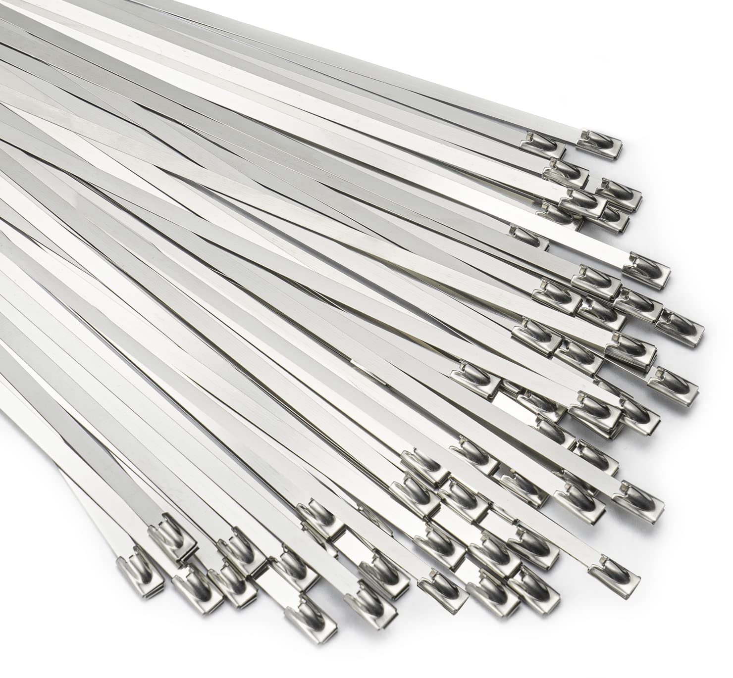 Algopix Similar Product 5 - Metal Zip Ties 118 inch 100pcs 304