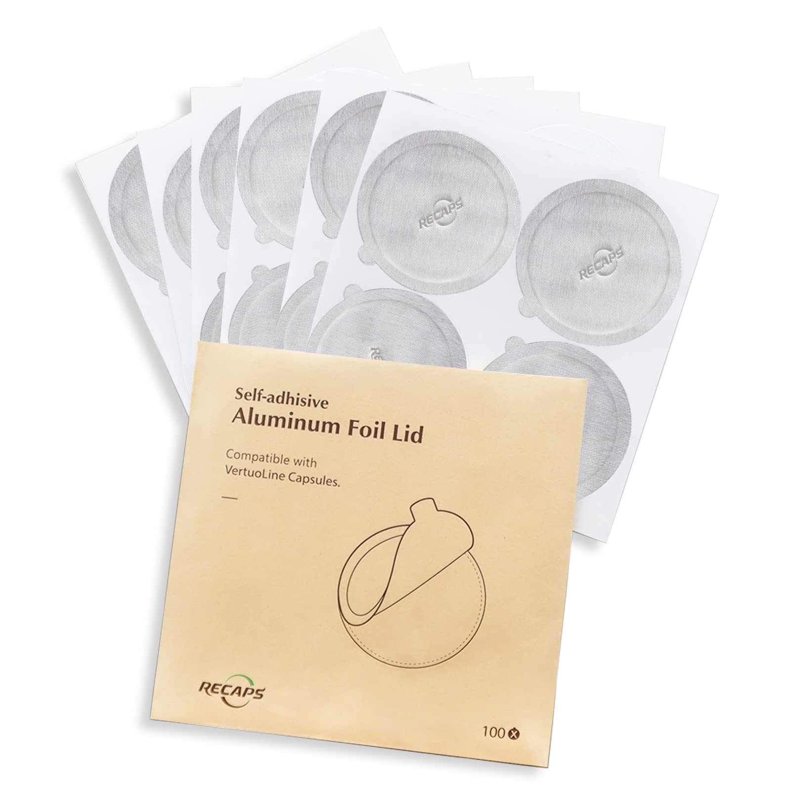 Algopix Similar Product 8 - RECAPS Aluminum Foils Lids Seals to