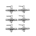 Algopix Similar Product 20 - uxcell 6Pcs Stainless Steel Air Flow