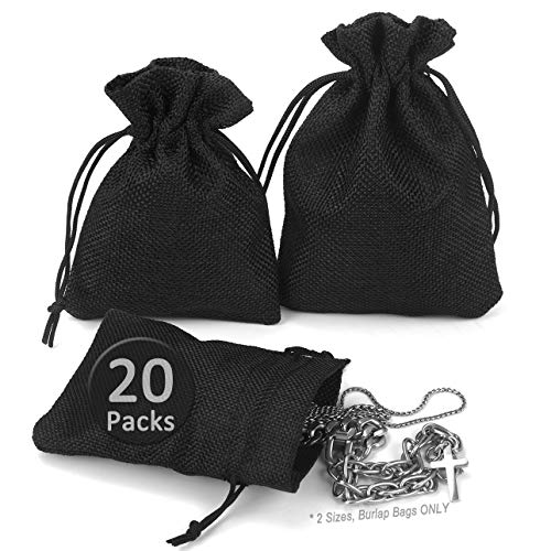 Algopix Similar Product 8 - ADVcer Burlap Drawstring Bags Set 55