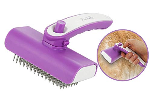 Algopix Similar Product 15 - Poodle Pet Self Cleaning Slicker Brush