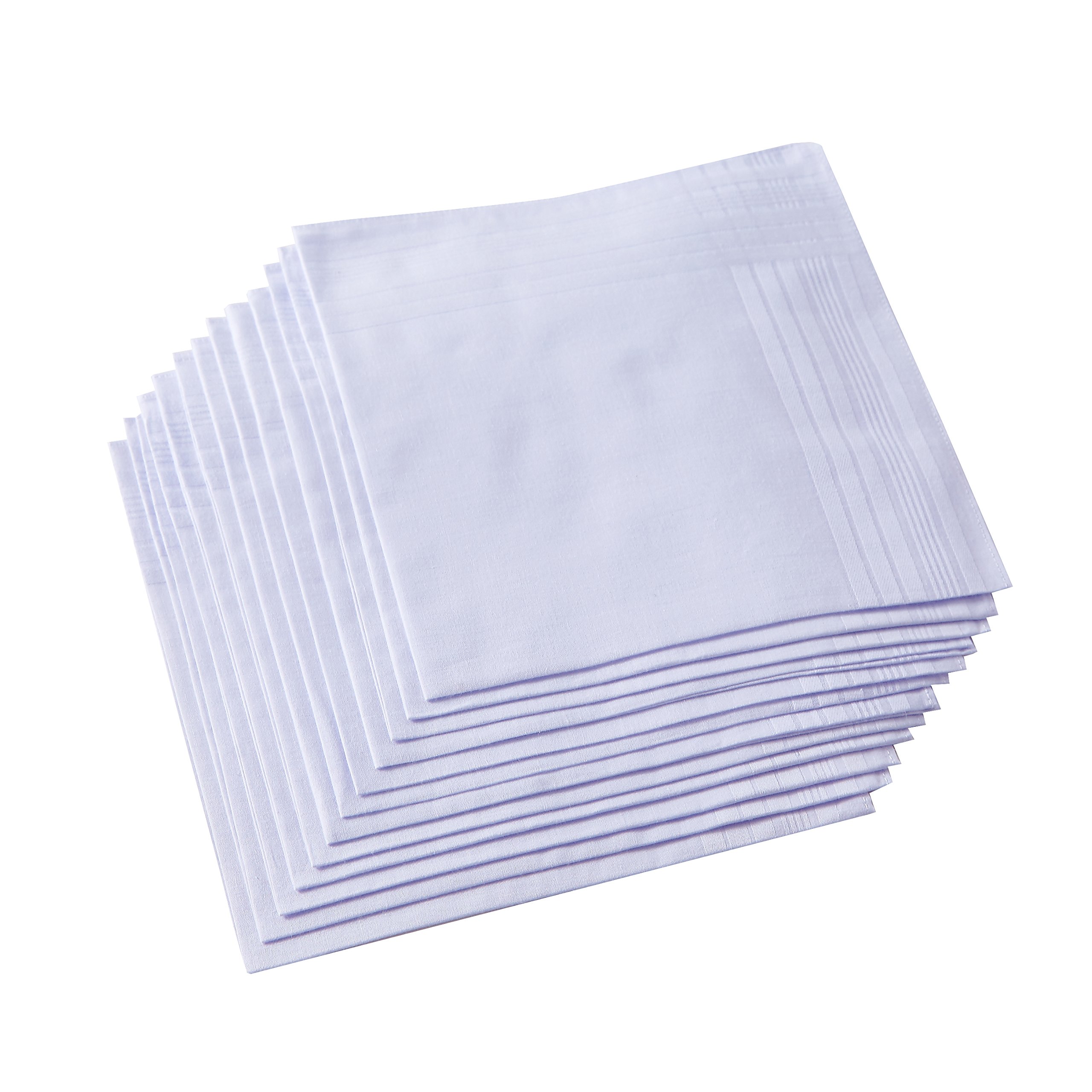 Algopix Similar Product 9 - Ricosky Mens Pure White 100 Cotton
