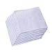 Algopix Similar Product 8 - Ricosky Mens Pure White 100 Cotton