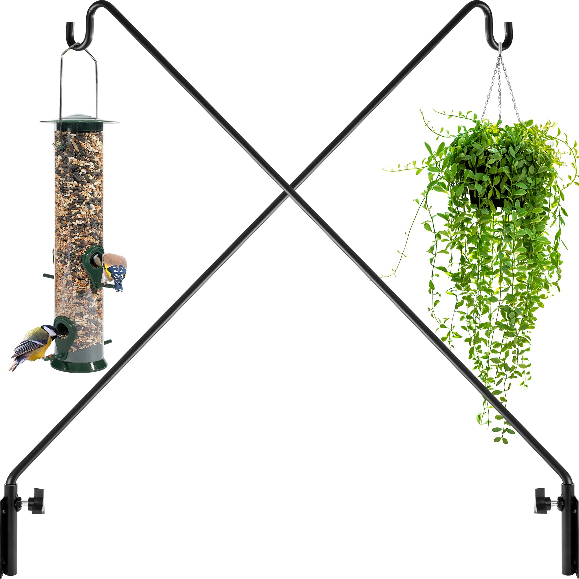 Algopix Similar Product 8 - Gray Bunny Extended Bird Feeder Pole 