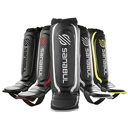 Algopix Similar Product 15 - Sanabul Essential Shin Guards Silver