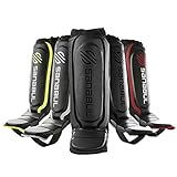 Algopix Similar Product 12 - Sanabul Essential Shin Guards Black