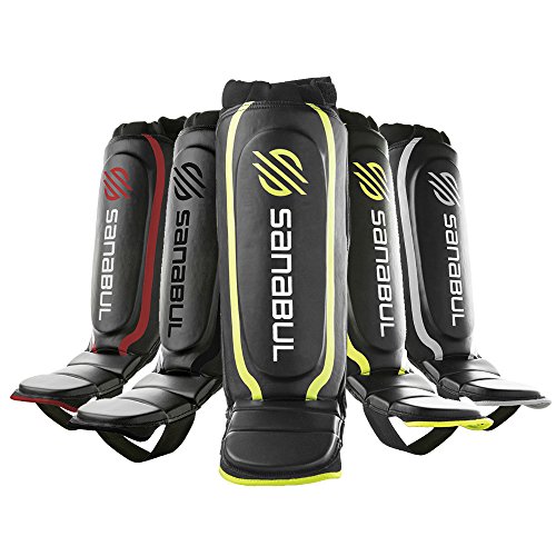 Algopix Similar Product 19 - Sanabul Essential Shin Guards Green