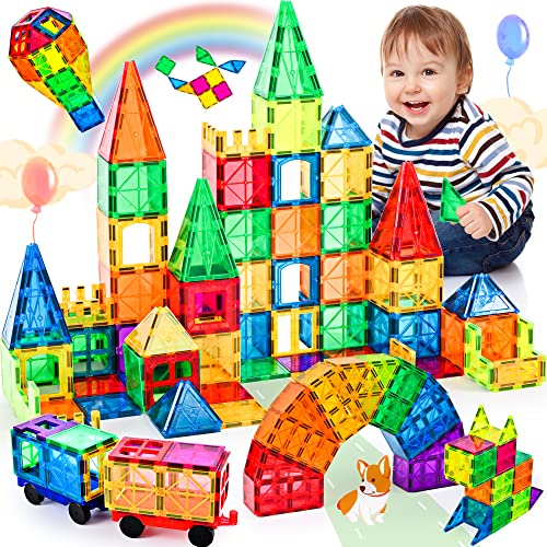 Algopix Similar Product 14 - cossy Kids Magnet Toys Magnetic Tiles