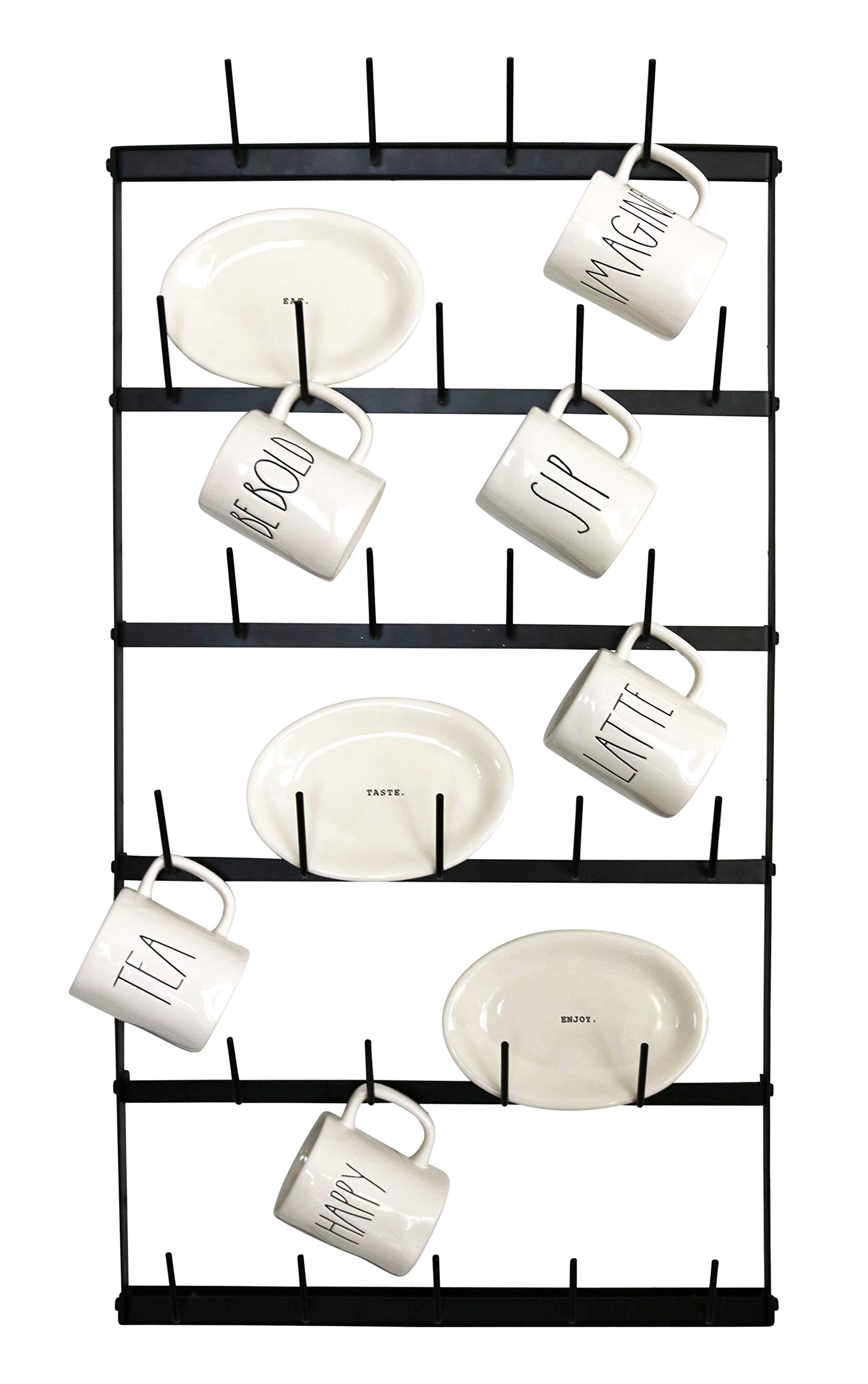 Algopix Similar Product 3 - Wall Mounted Coffee Mug Rack  Large