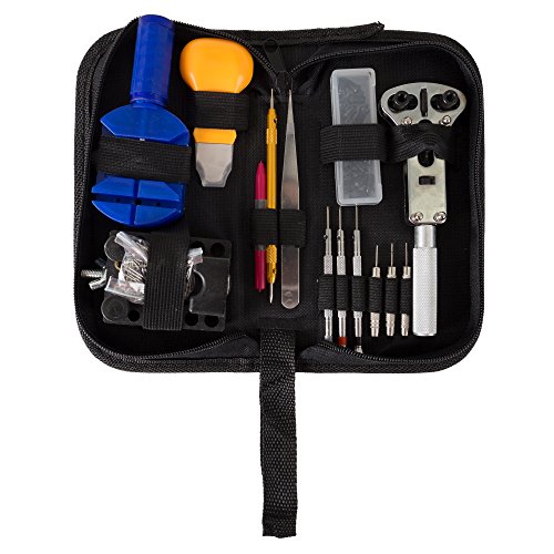 Algopix Similar Product 17 - 144 Piece Watch Repair Kit Tool Set