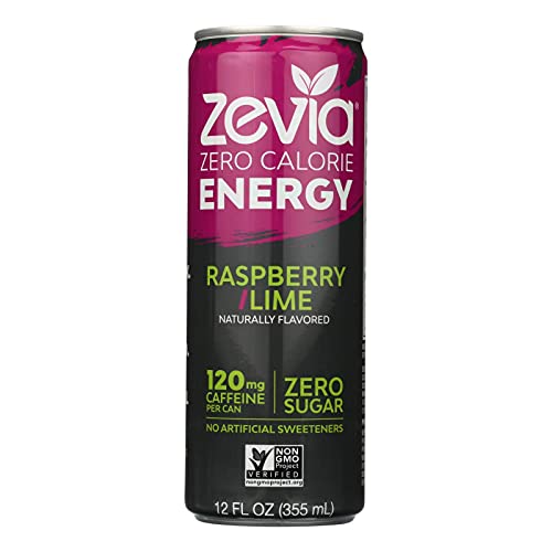 Algopix Similar Product 17 - ZEVIA DRINK ENERGY RASPBRY LM  Pack