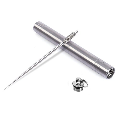 Algopix Similar Product 18 - ayamaya Titanium Toothpicks with Case