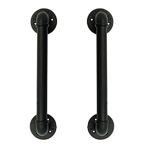 Algopix Similar Product 12 - FOYO Set of 2 Industrial Pipe Gate Pull