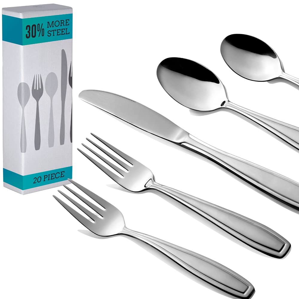 Algopix Similar Product 4 - Radley  Stowe 20Piece Silverware Set
