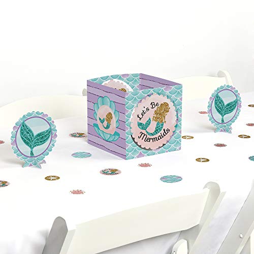 Algopix Similar Product 6 - Big Dot of Happiness Lets Be Mermaids