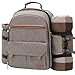 Algopix Similar Product 15 - Sunflora Picnic Backpack for 4 Person